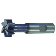 Solid carbide T-slot milling cutter DIN851NF 16x8mm Z=6 AlCrN